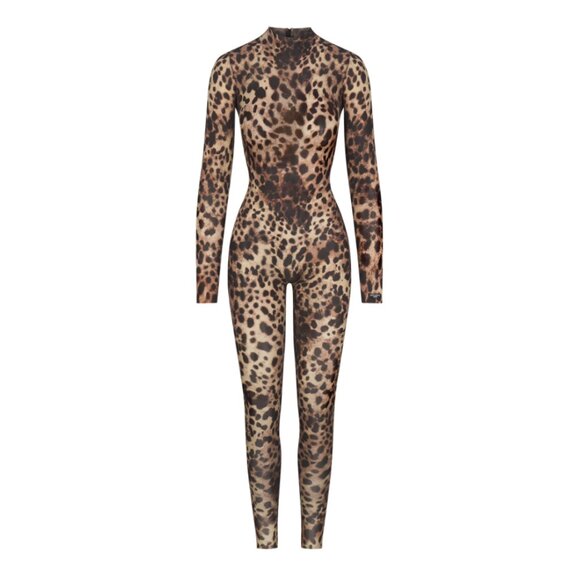 DOLCE&GABBANA X SKIMS MILKY SHEER MOCK NECK CATSUIT SIZE MEDIUM NWT - Picture 1 of 3